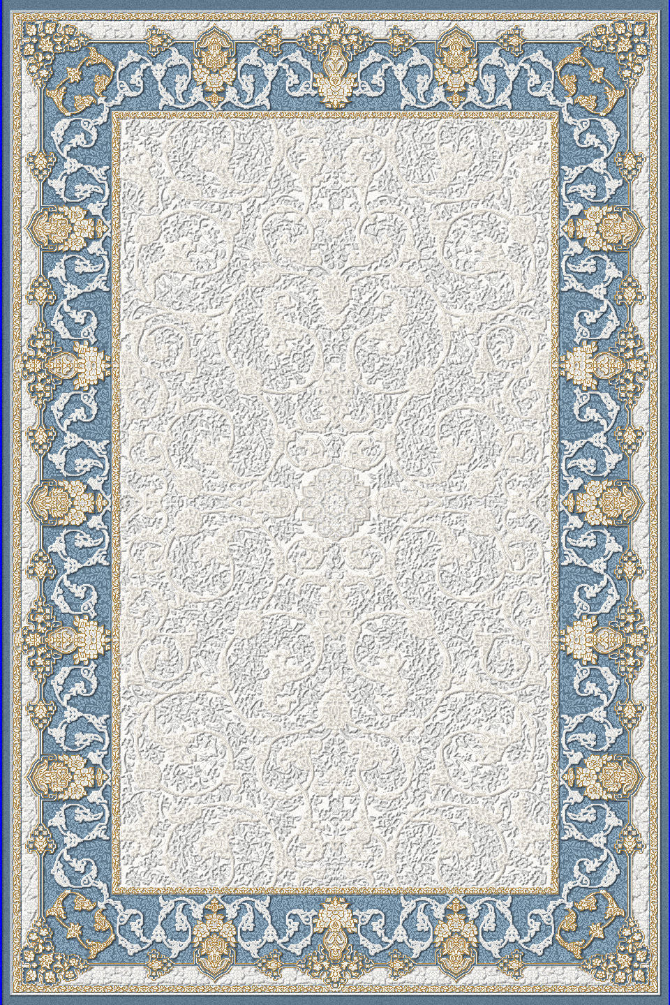 PZA-C333A-CREAM D.BLUE