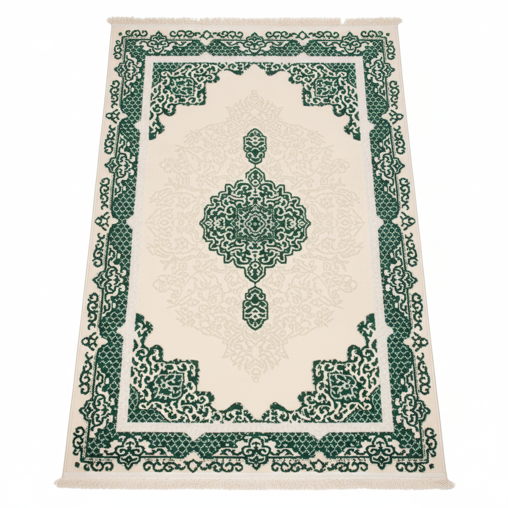 Green Persian Carpet - Main